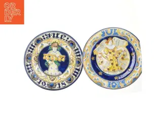 Aluminia juleplatter 1917 og 1918 (str. 30 cm)