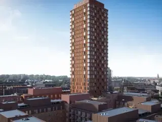 Fantastisk udsigt i Carlsbergbyen over København .