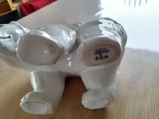Hvid isbjørn.