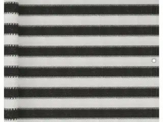 Balkonafskærmning HDPE 90x600 cm antracitgrå/hvid