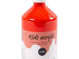Blank Akrylmaling Rød 500ml - Hurtigtørrende Kvalitet