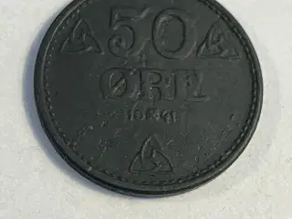 50 Øre 1941 Zink Norge