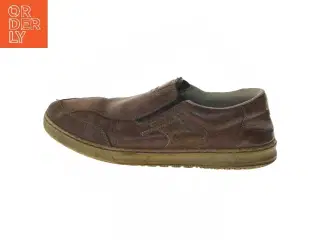 Brune læder slip-on sko str. 44 fra Rieker (str. 44 )