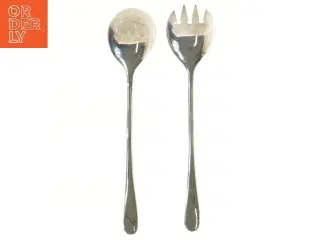 Salatbestik sæt i rustfrit stål (str. 23 cm)