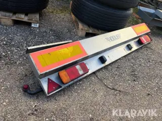 Komplet rustfri bagkofanger