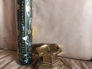 Smuk Bloklys Lysestage til Advent Lyset 7 CM HØJ