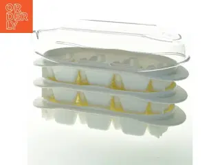 Forme til fylde chokolade/ isterninger  med låg fra Tupperware (str. 21x9 cm)