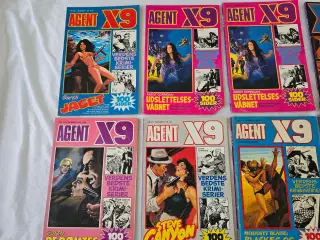Agent X9 hæfter sælges samlet.