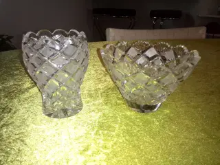 Slebne glasskåle