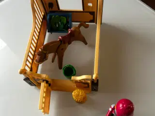 Playmobil heste luftrør med rytter 