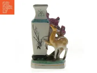 Porcelænsfigur med rådyr (str. 14,5x8 cm)