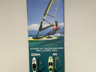 Stand-up paddleboard inklusive sejl - aldrig brugt