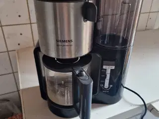 Kaffemaskine og saftpresser