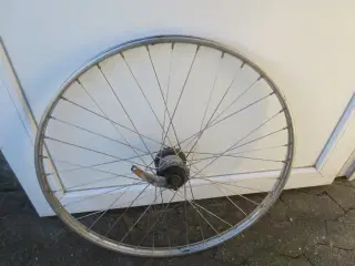 1 stk Baghjul 28 tommer med Forkromet fælg 5 Gear
