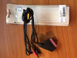 2 m audio kabel scart til 2 x phono