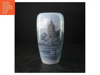 Porcelænsvase med Gåsetårnet fra Royal Copenhagen (str. 23 x 12 cm)