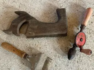 Antikt værktøjs samling