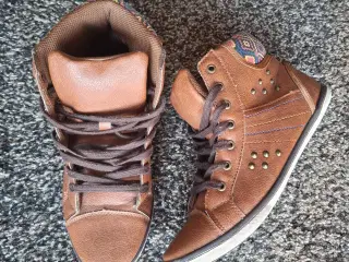 Hightop Vintage Sneaks i PU-læder str.38