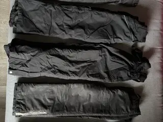 5 par sorte skibukser 8-10-12 år