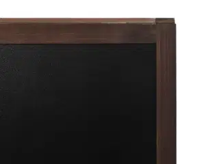 Dobbeltsidet tavle cedertræ fritstående 60 x 80 cm
