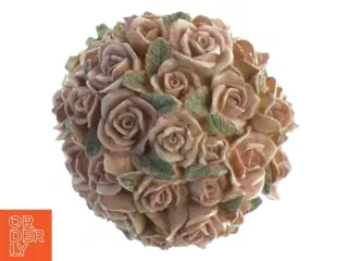 Rose blomster buket dekoration figur (str. 15 x 11 cm)
