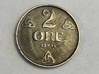 2 Øre 1945 Norge
