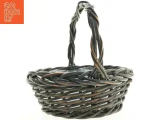 Fletkurv med plast indsats (str. Ø 35 cm)