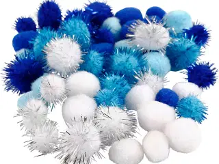 Pomponer, diam. 15+20 mm, 48ass./ 1 pk.