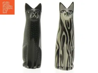 Keramiske kattefigurer (str. 10,5 cm)