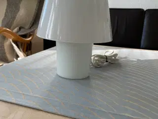 Ikea Garvik hvid glas lampe