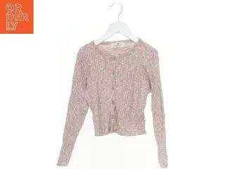 Farverig ribstrikket cardigan fra H&M (str. 122)