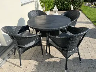 Kos havemøbelsæt med 4 stole
