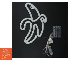 Neon LED-lampe, banan (str. 28 x. 19,5 cm)
