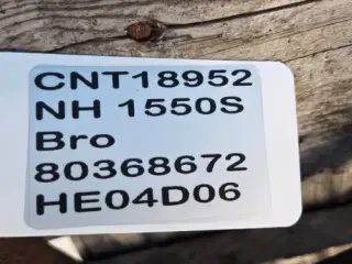 New Holland 1550S Bro 80336029