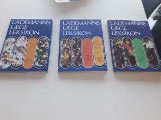 Lademann læge leksikon - 3 stk.