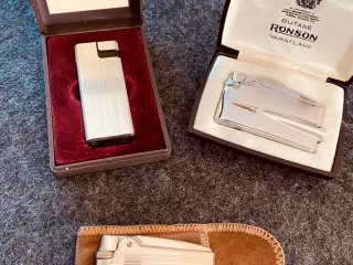 2 x Ronson Varaflame Lighter + 1 Hadson Electra