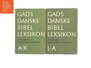 Gads Danske Bibel Leksikon af Eduard Nielsen (Bog)