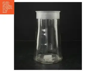 Gennemsigtig glasvase (str. 19 cm)