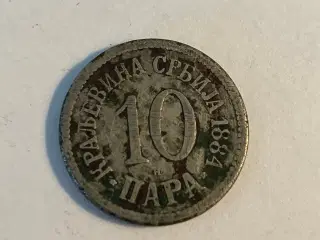 10 Para 1884 Serbia