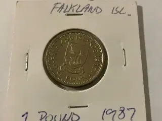 1 Pound Falkland Islands 1987
