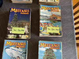 Meccano Magaziner fra 1955 - 1954. pris pr. stk.