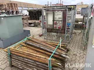 Byggestrømstavler 4 styk