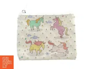 Taske med unicorn motiv (str. 11 x 9 cm)
