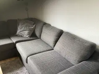 Sunday hjørnesofa med chaiselong grå