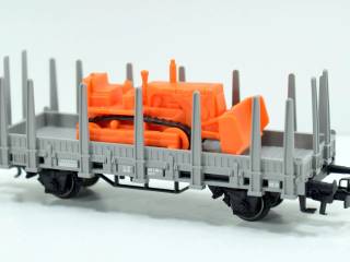 Märklin flot vogn med dozer.