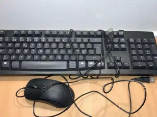 Tastatur Eletra EC1000BK med mus