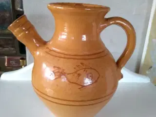 Vand eller vin kande i keramik