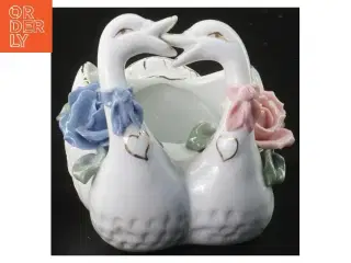 Porcelænsskål med svaneform (str. 12 cm)