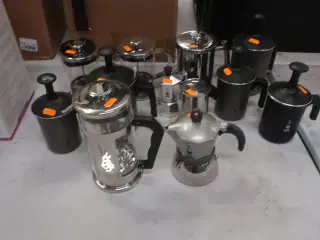 12 stk. artikler til kaffeproduktion BIALETTI