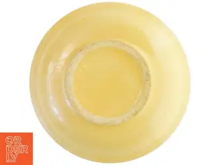 Dekoreret keramikfad fra Knabstrup i mønstret Bellman (str. 33 cm i diameter)